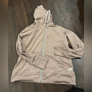 Vuori mauve performance hoodie 2.0 zip up women small